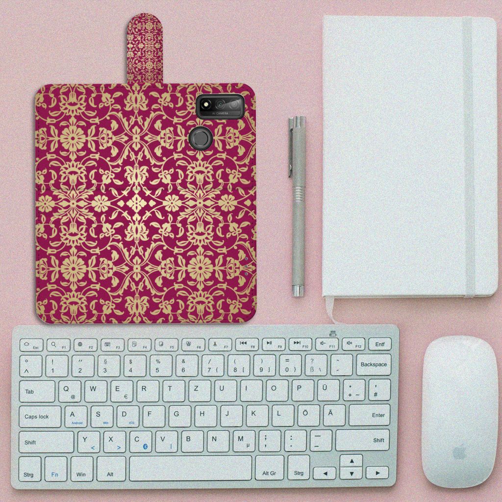 Wallet Case Huawei P Smart 2020 Barok Pink