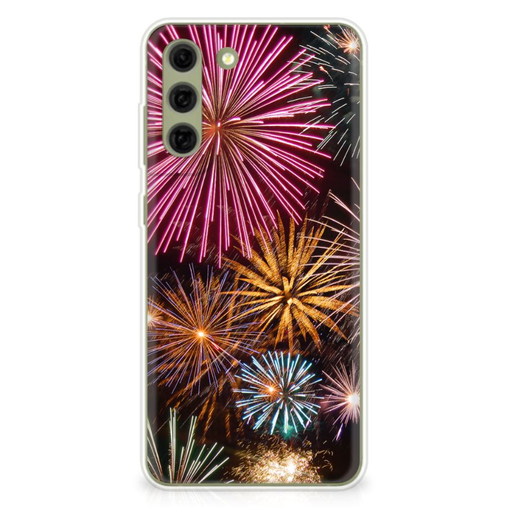 Samsung Galaxy S21FE Silicone Back Cover Vuurwerk