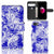 Telefoonhoesje met Naam iPhone 7 | 8 | SE (2020) | SE (2022) Angel Skull Blauw