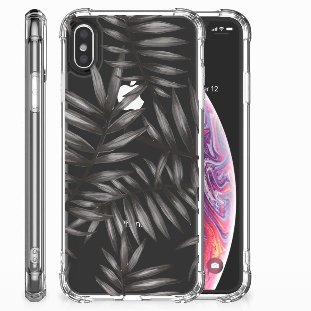 Apple iPhone Xs Max Case Leaves Grey