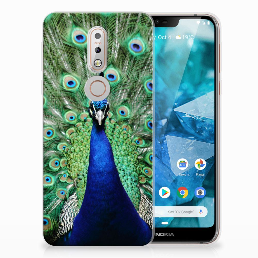 Nokia 7.1 TPU Hoesje Pauw