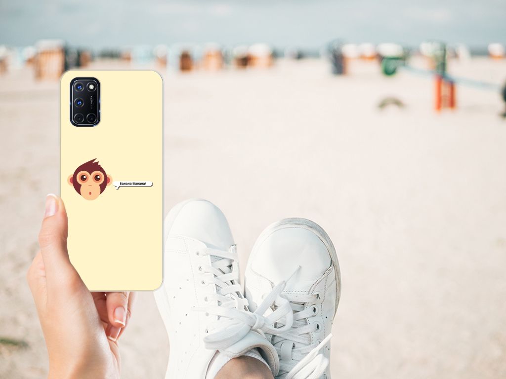 OPPO A52 | A72 Telefoonhoesje met Naam Monkey B2C Telecom