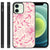 iPhone 12 Mini Skin Case Pink Flowers