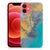 iPhone 12 Mini TPU Siliconen Hoesje Marble Blue Gold B2C Telecom