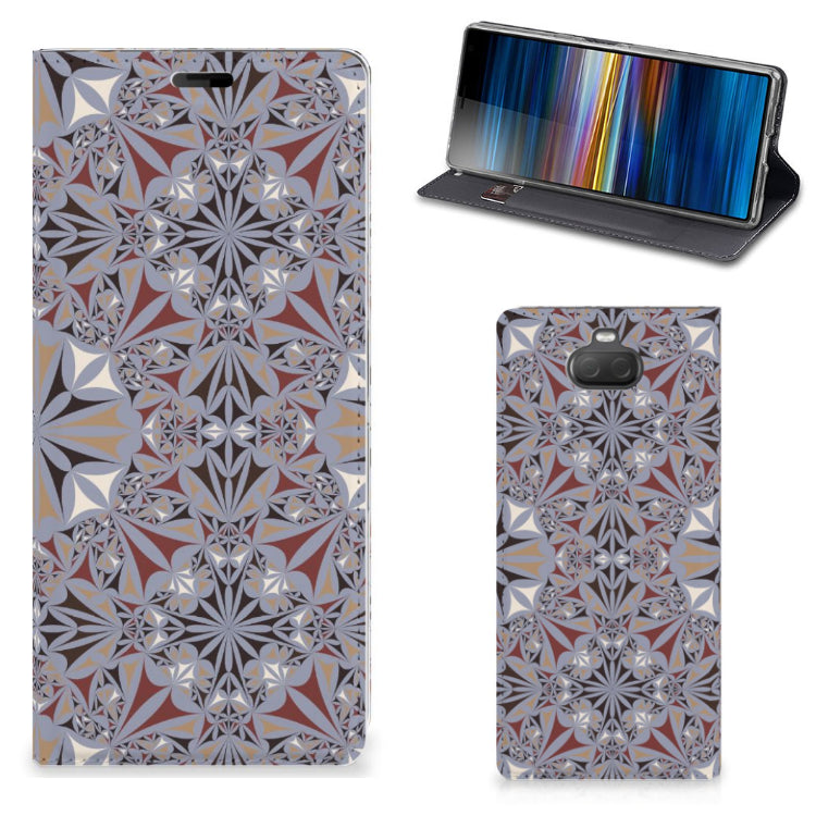 Sony Xperia 10 Plus Standcase Flower Tiles