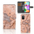 Samsung Galaxy A41 Bookcase Marmer Oranje