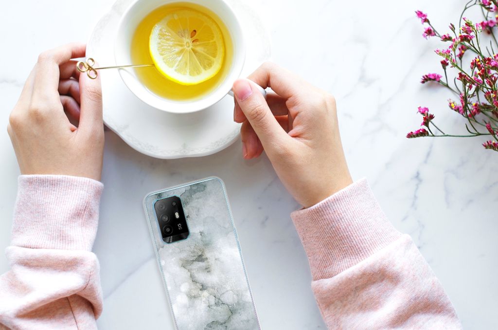 Hoesje maken OPPO A94 5G | Reno5 Z Painting Grey B2C Telecom
