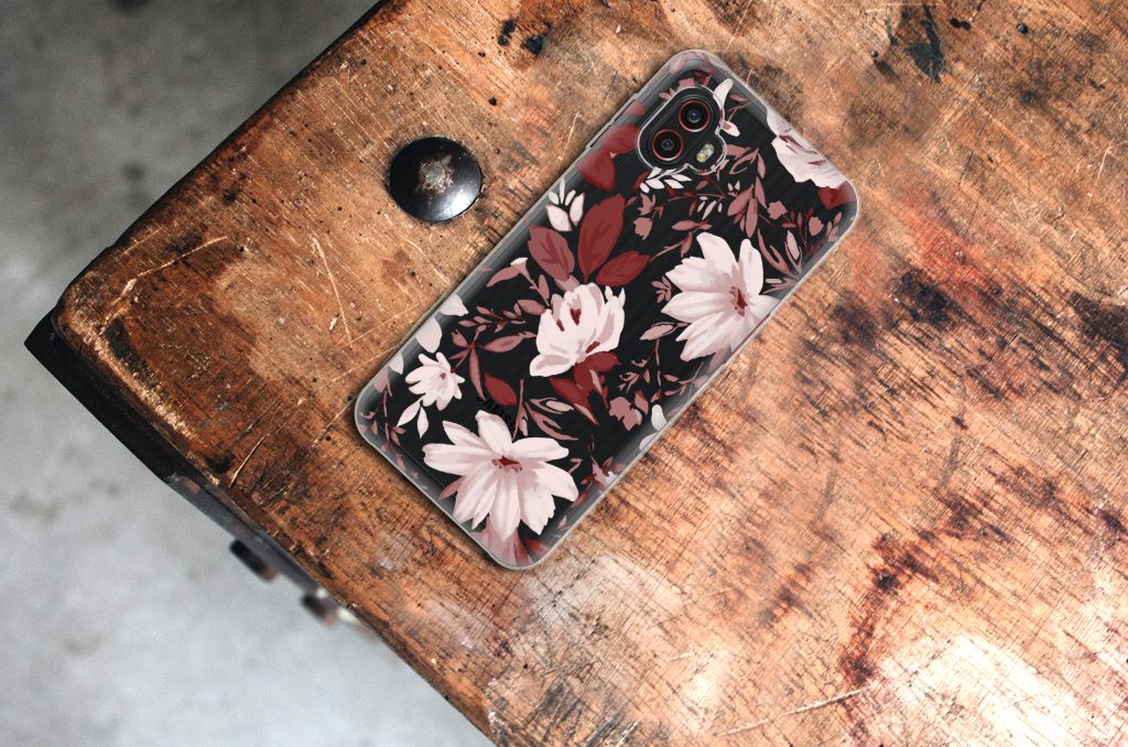 Hoesje maken Samsung Galaxy Xcover 6 Pro Watercolor Flowers B2C Telecom