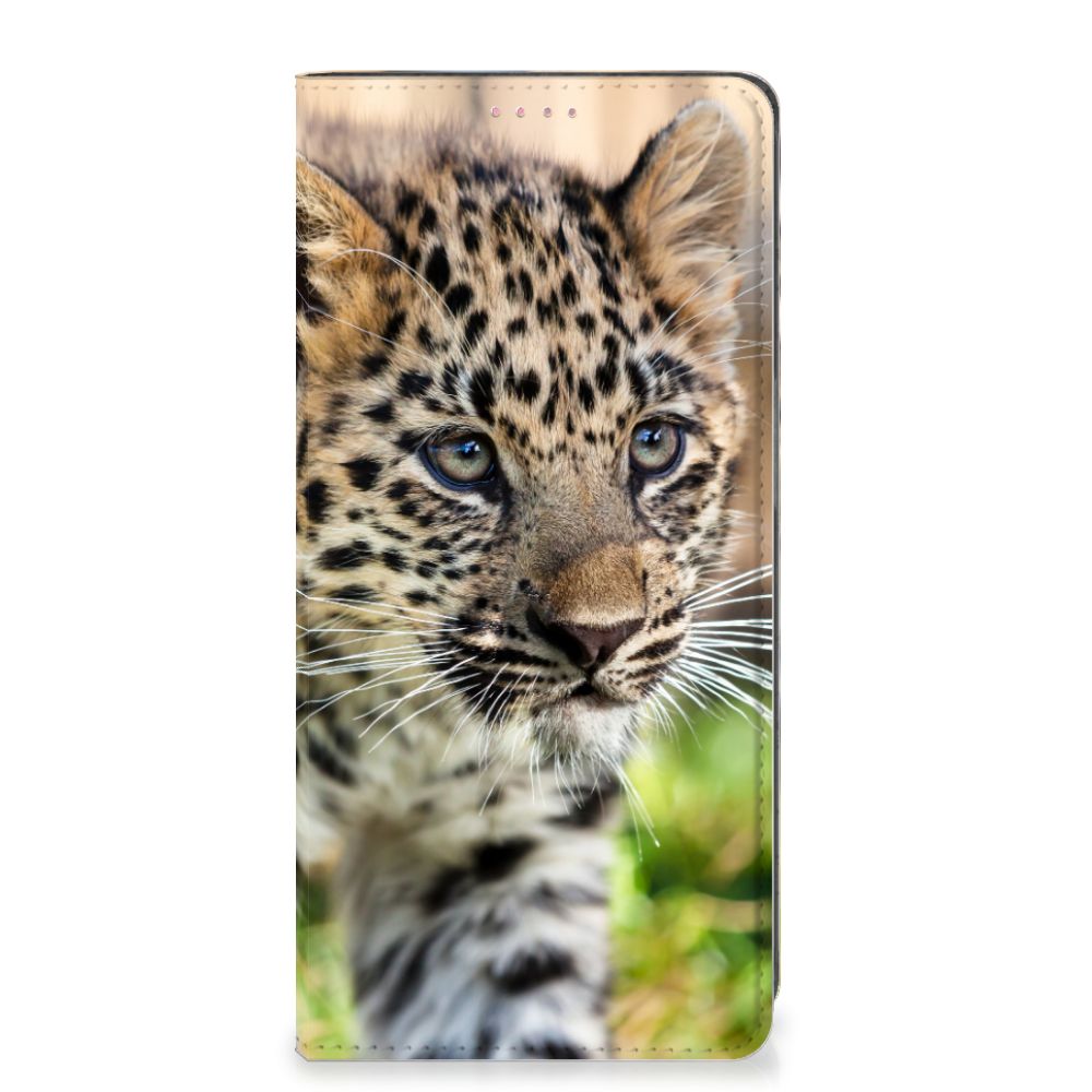 OPPO A54 5G | A74 5G | A93 5G Hoesje maken Baby Luipaard - B2C Telecom