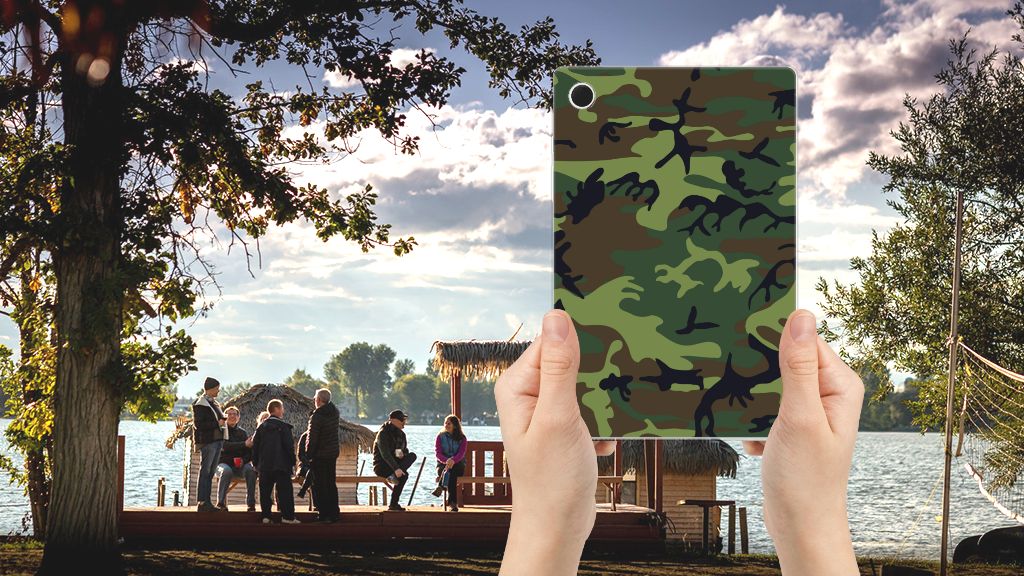 Samsung Galaxy Tab A8 2021/2022 Hippe Hoes Army Dark