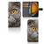 Telefoonhoesje met Pasjes Samsung Galaxy Xcover 7 Britse Korthaar, close-up van een Britse korthaar kat met gele ogen.