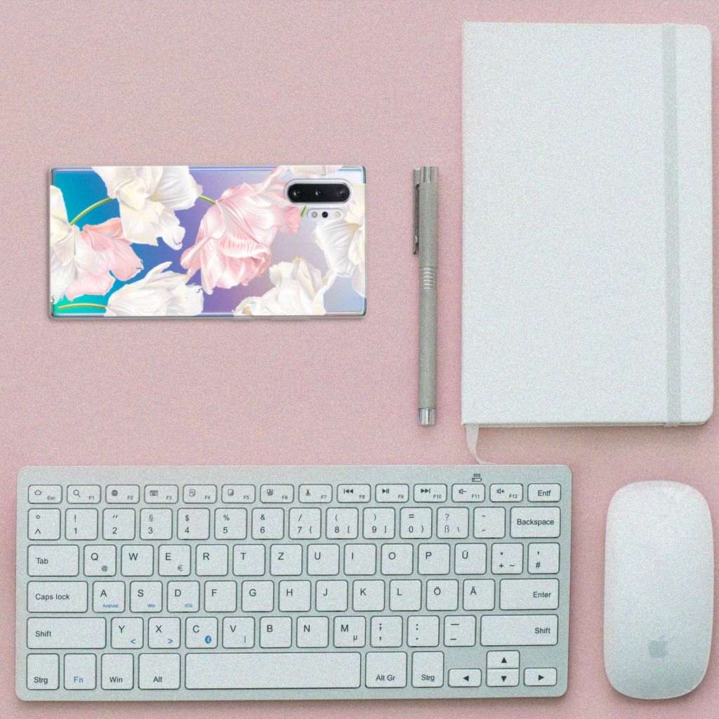 Samsung Galaxy Note 10 Plus TPU Case Lovely Flowers