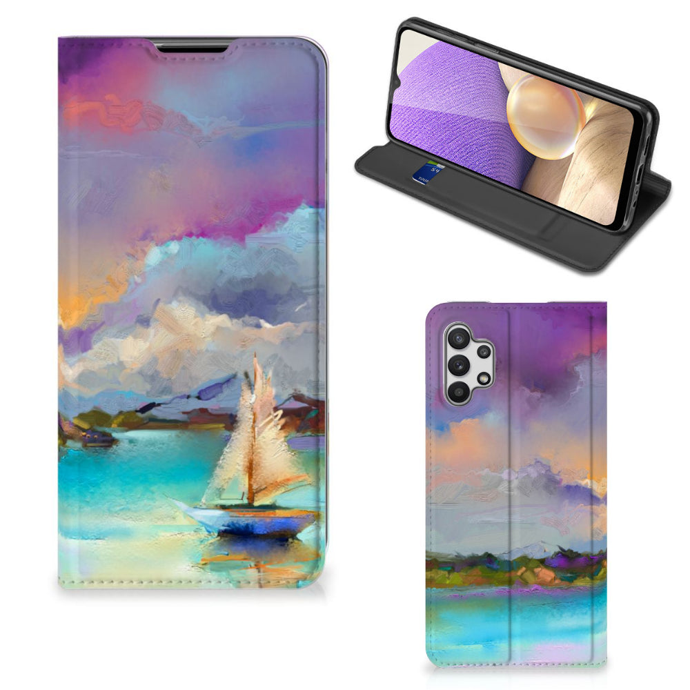 Bookcase Samsung Galaxy A32 5G Boat