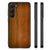 Samsung Galaxy S23 Plus Houten Print Telefoonhoesje Donker Hout