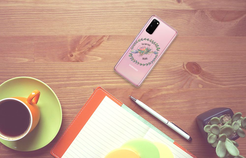 Samsung Galaxy S20 Telefoonhoesje met Naam Boho Dreams B2C Telecom