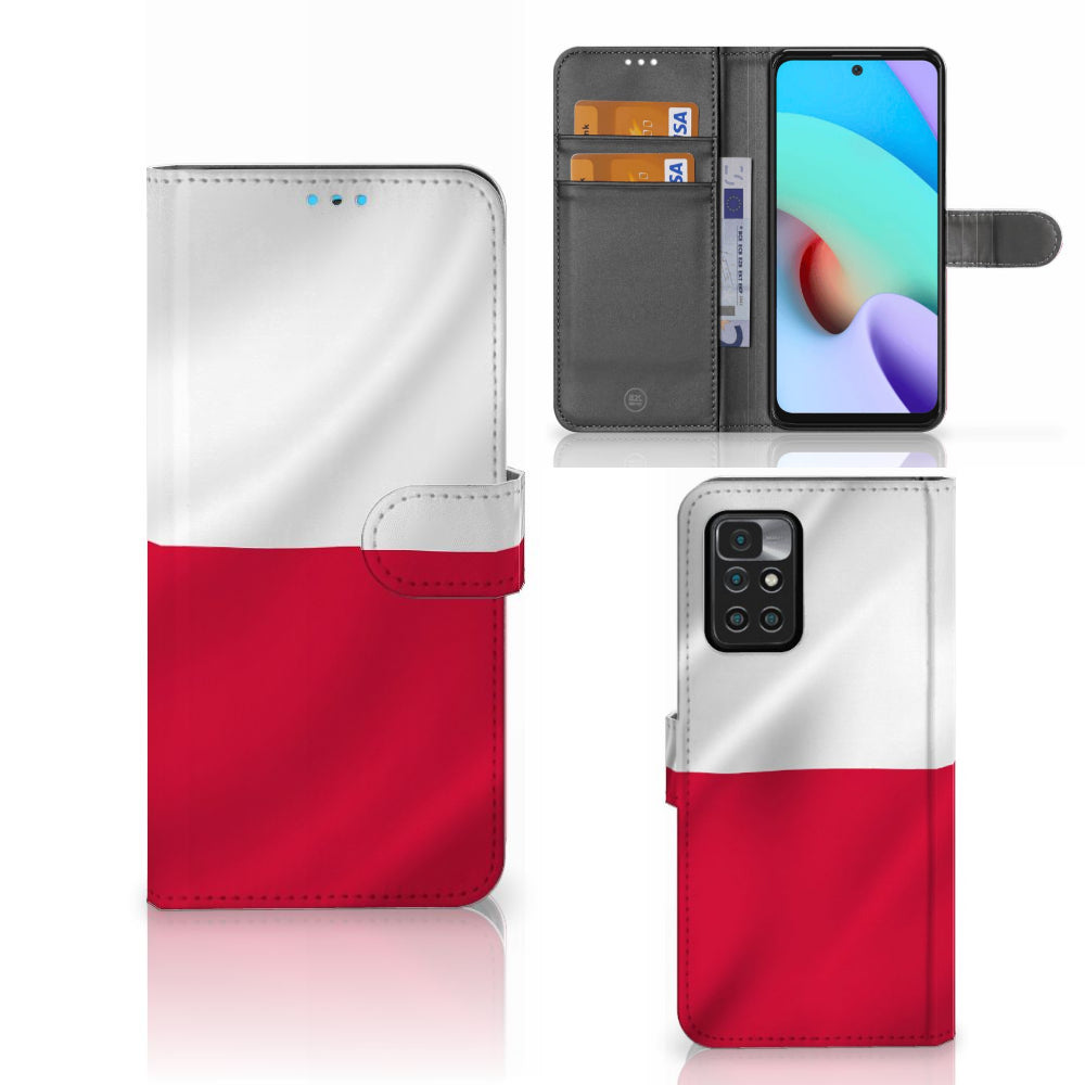 Xiaomi Redmi 10 Bookstyle Case Polen