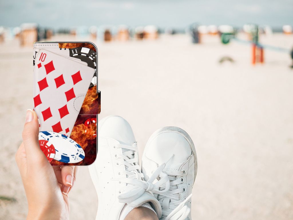 Apple iPhone 11 Wallet Case met Pasjes Casino