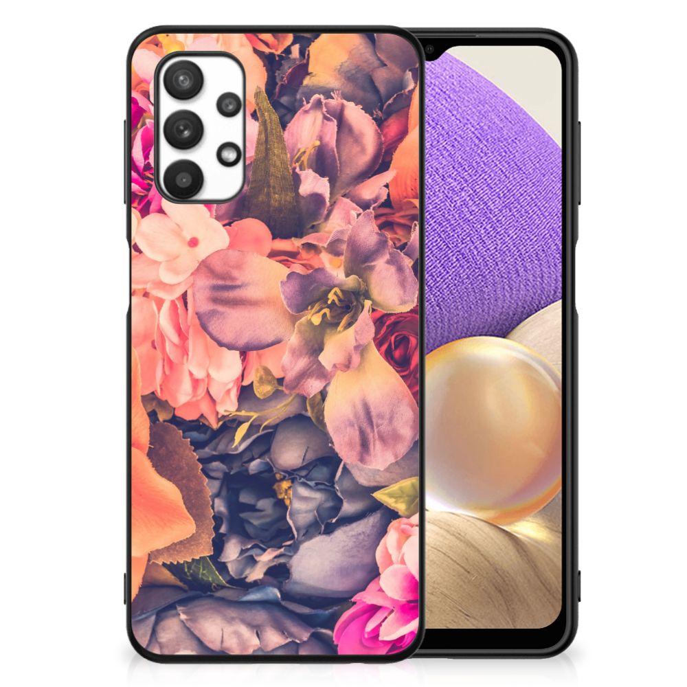 Samsung Galaxy A32 5G Bloemen Hoesje Bosje Bloemen