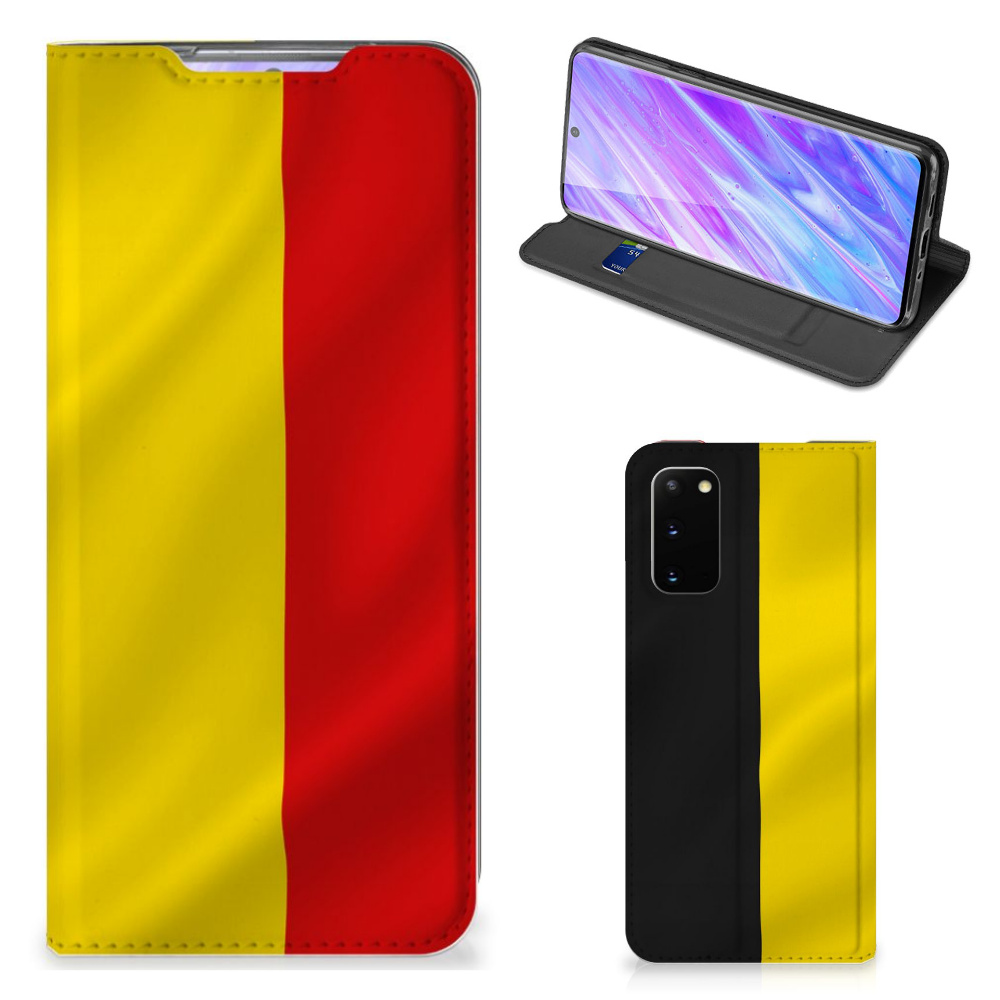 Samsung Galaxy S20 Standcase Belgische Vlag - B2C Telecom