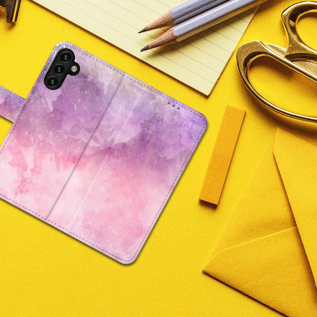 Hoesje Samsung Galaxy A04s | Samsung Galaxy A13 5G Pink Purple Paint