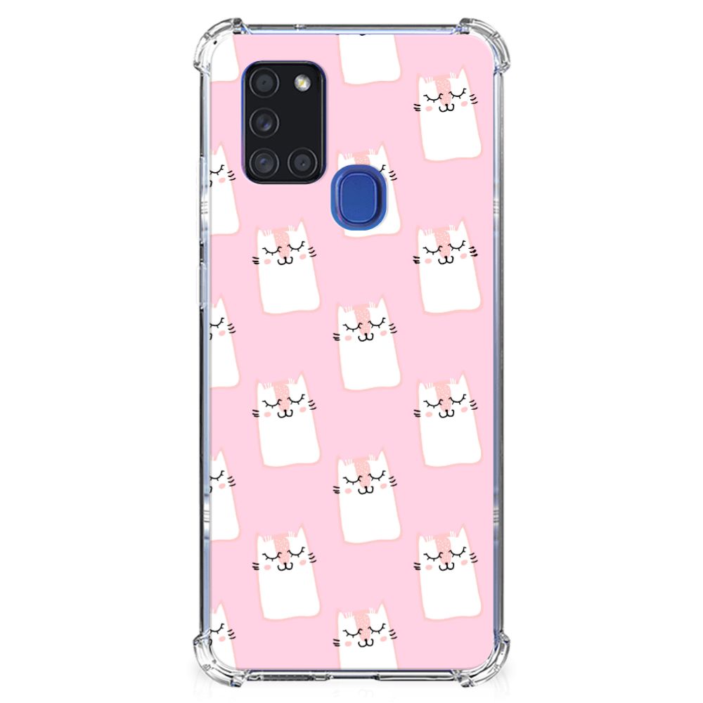 Samsung Galaxy A21s Case Anti-shock Sleeping Cats
