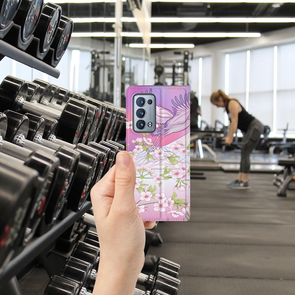 OPPO Reno 6 Pro Plus 5G Hoesje maken Bird Flying - B2C Telecom