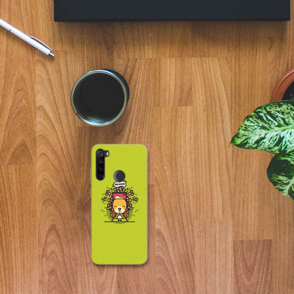 Xiaomi Redmi Note 8T Telefoonhoesje met Naam Doggy Biscuit B2C Telecom