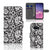 Samsung Galaxy S10e Hoesje Black Flowers