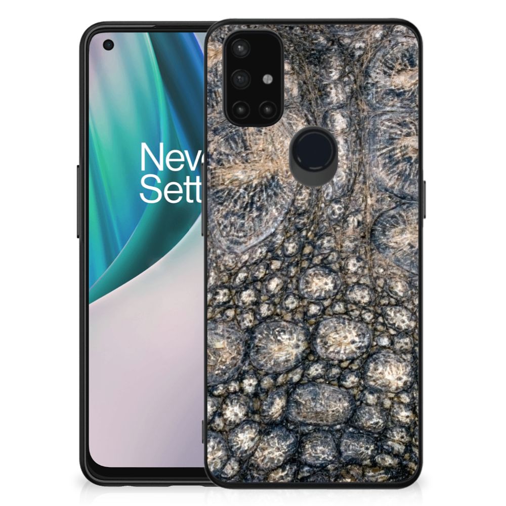 OnePlus Nord N10 5G Dierenprint Telefoonhoesje Krokodillenprint