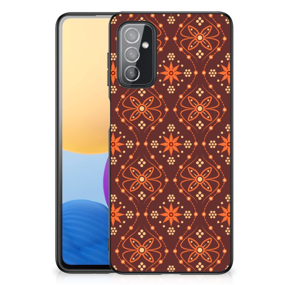Samsung Galaxy M52 Back Case Batik Brown