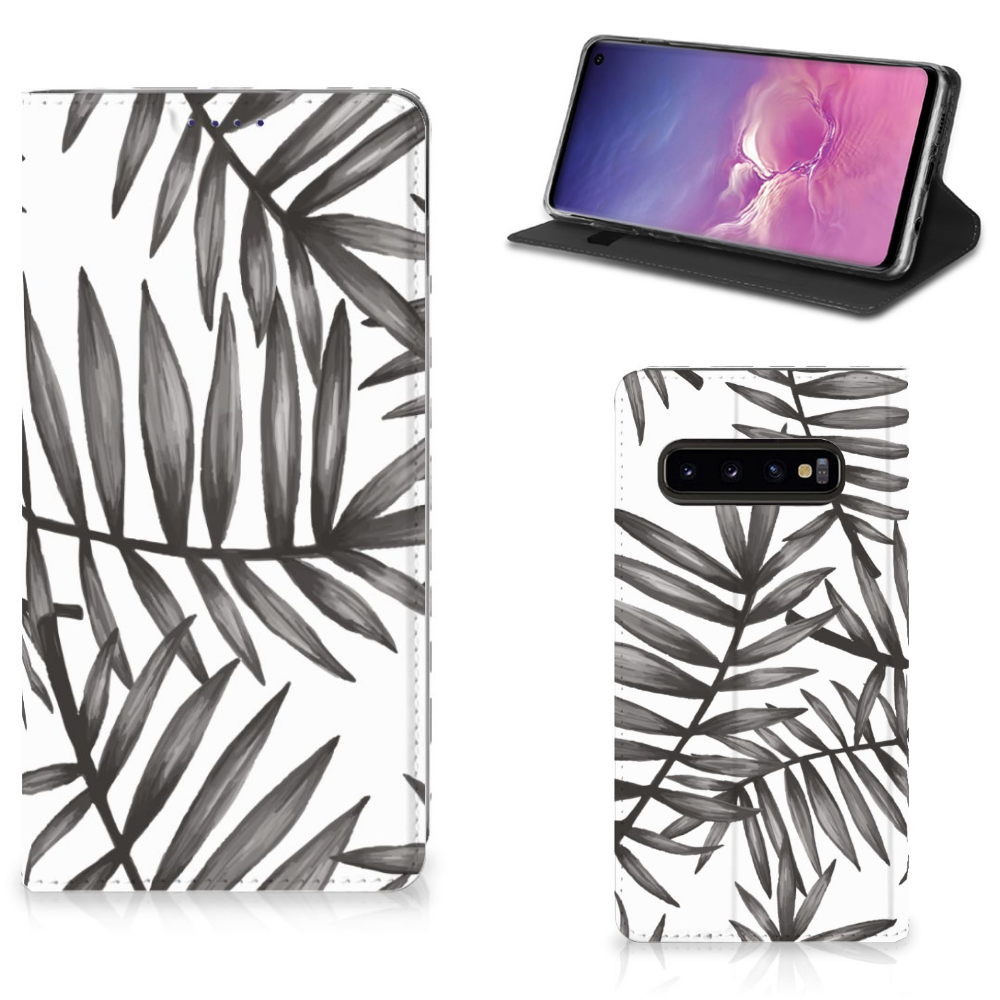 Samsung Galaxy S10 Smart Cover Leaves Grey