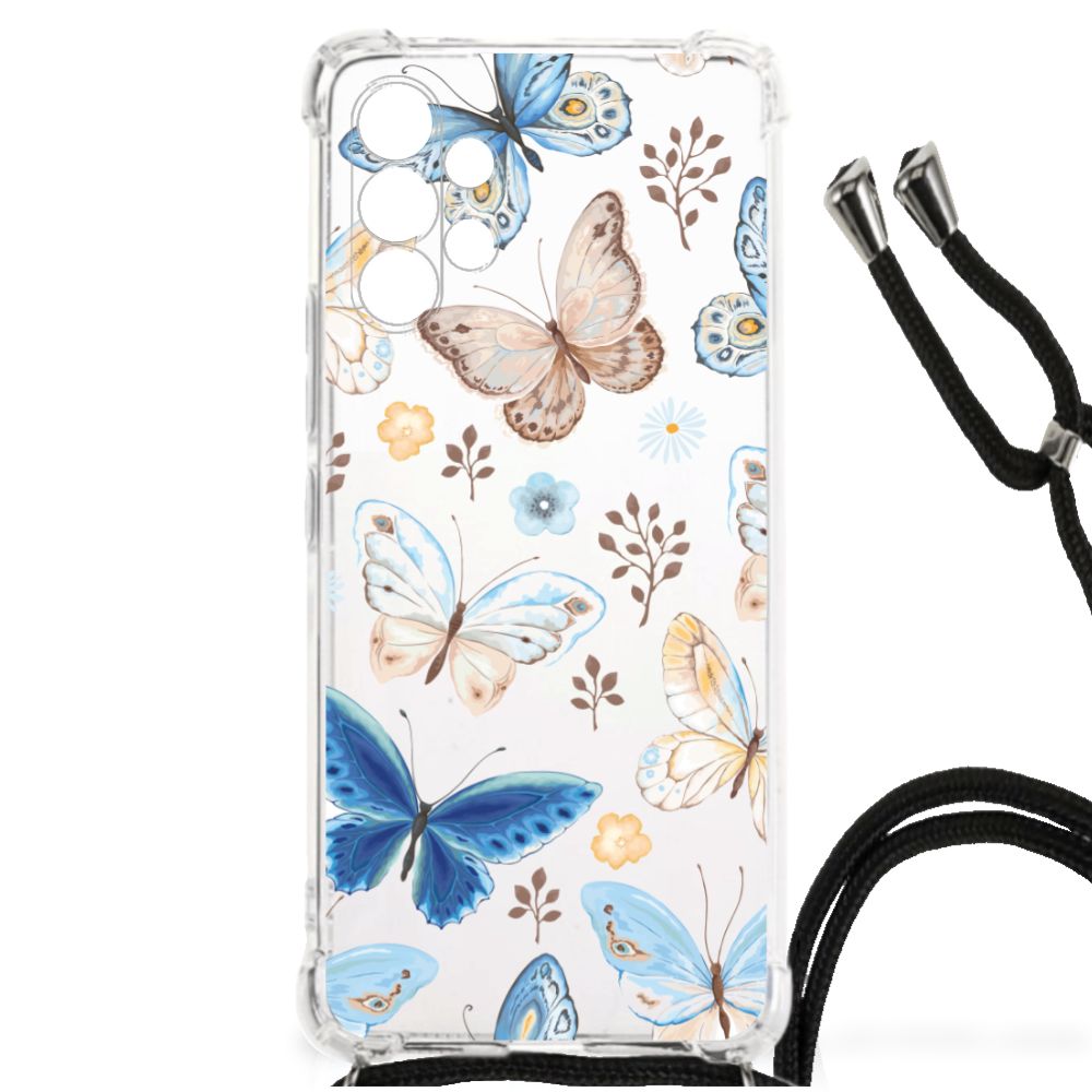 Case Anti-shock voor Samsung Galaxy A13 4G Vlinder