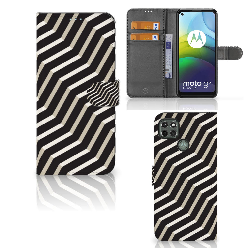 Motorola Moto G9 Power Book Case Illusion