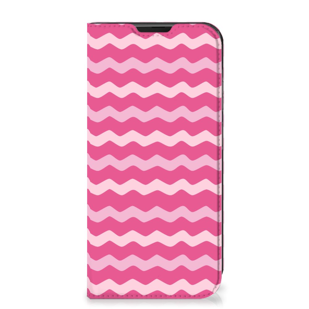 Samsung Galaxy Xcover 6 Pro Hoesje met Magneet Waves Pink - B2C Telecom