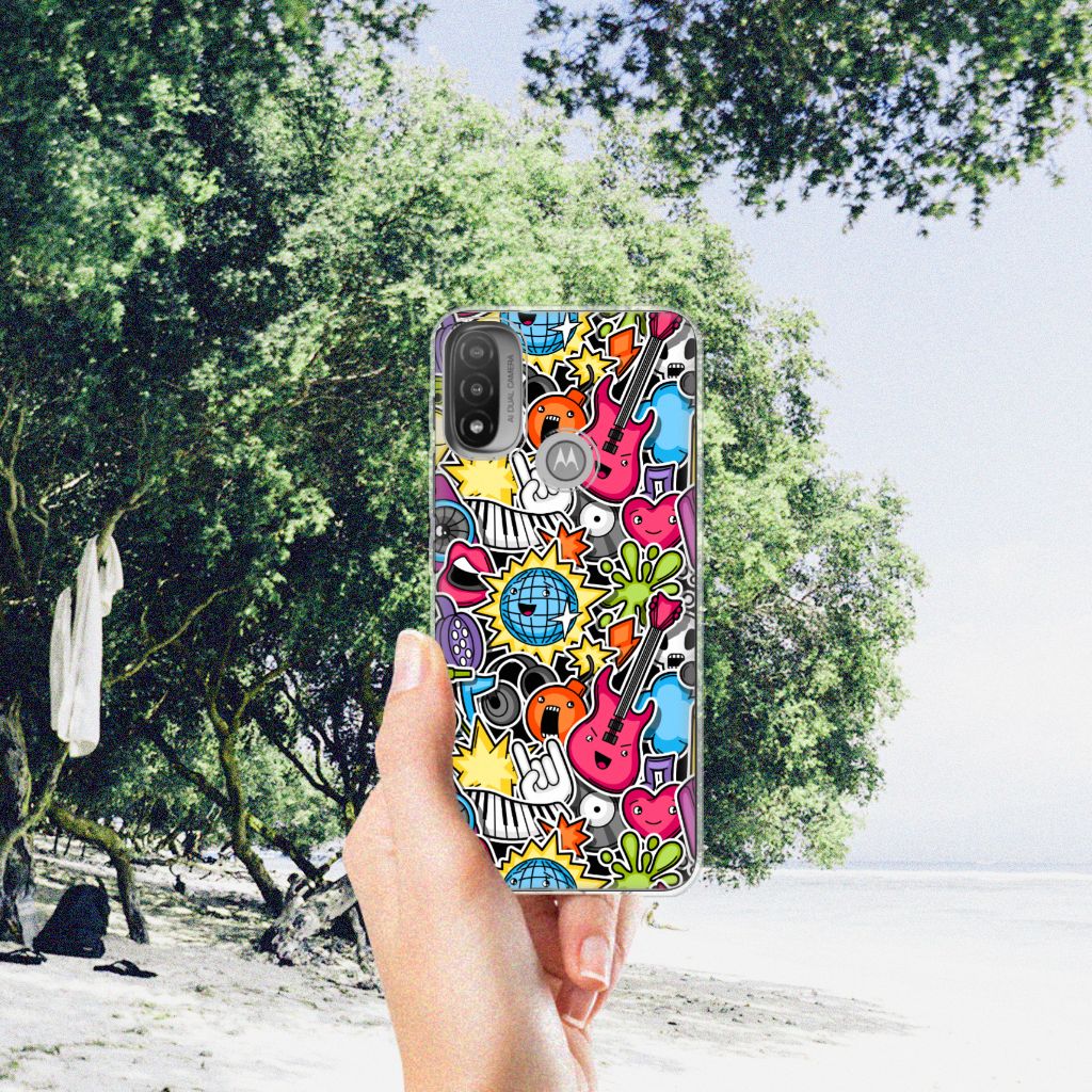 Motorola Moto E20 | E40 Silicone Back Cover Punk Rock B2C Telecom