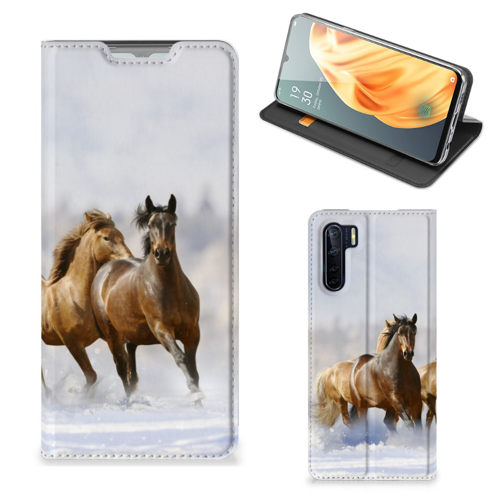 OPPO Reno3 | A91 Hoesje maken Paarden - B2C Telecom