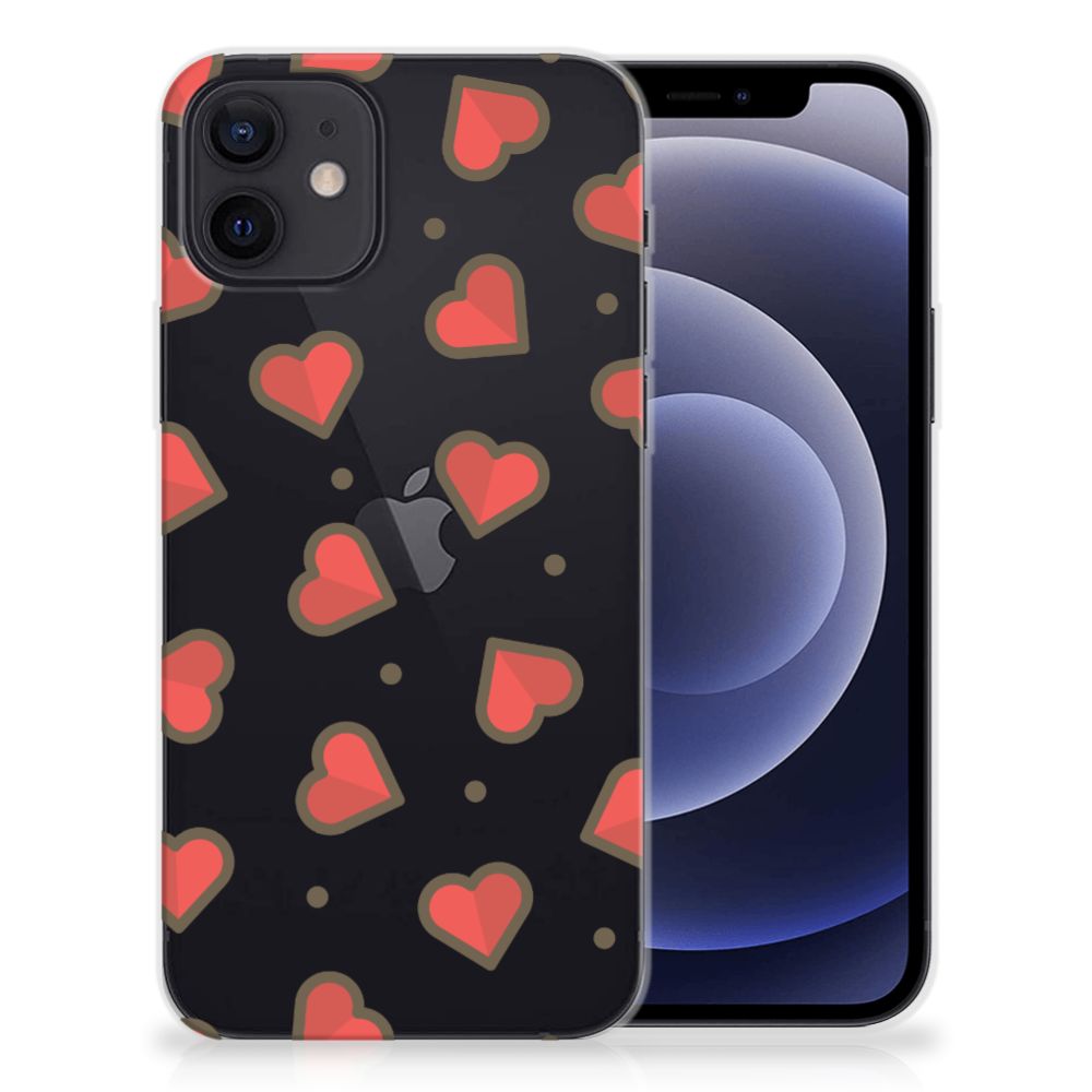 iPhone 12 | 12 Pro (6.1") TPU bumper Hearts B2C Telecom
