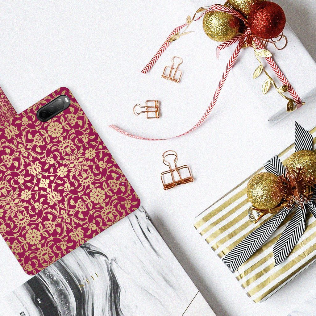 Wallet Case Sony Xperia 10 IV Barok Pink