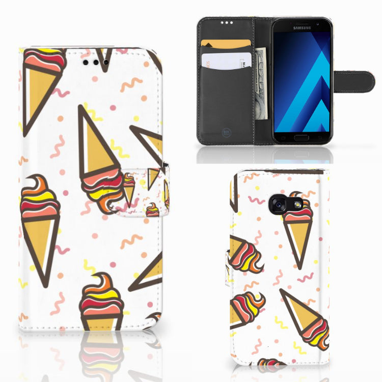 Samsung Galaxy A5 2017 Book Cover Icecream
