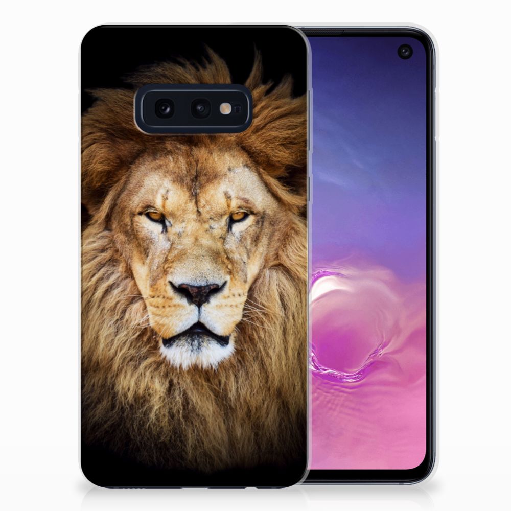 Samsung Galaxy S10e TPU Hoesje Leeuw