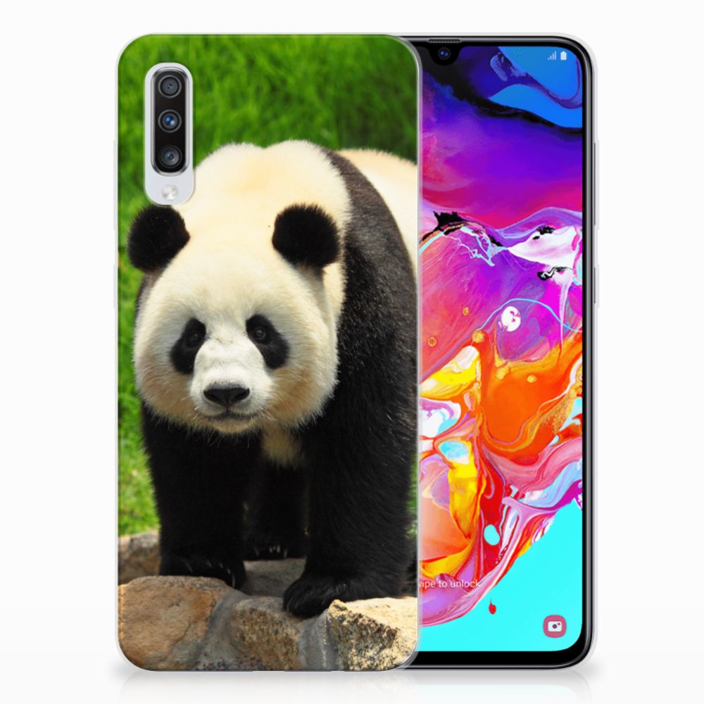 Samsung Galaxy A70 TPU Hoesje Panda