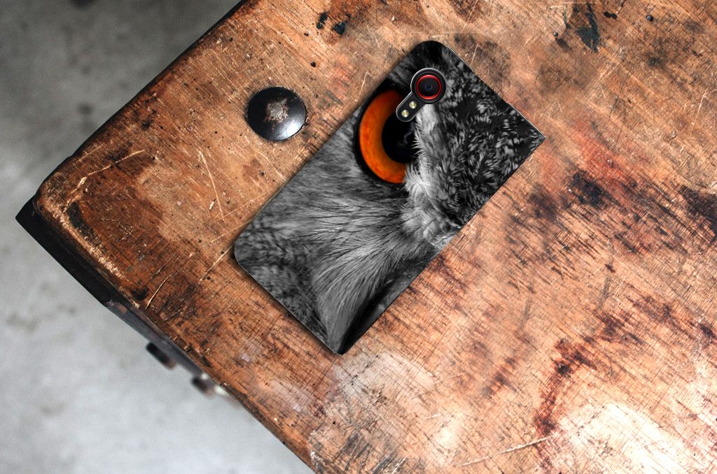 Samsung Galaxy Xcover 5 Hoesje maken Uil - B2C Telecom