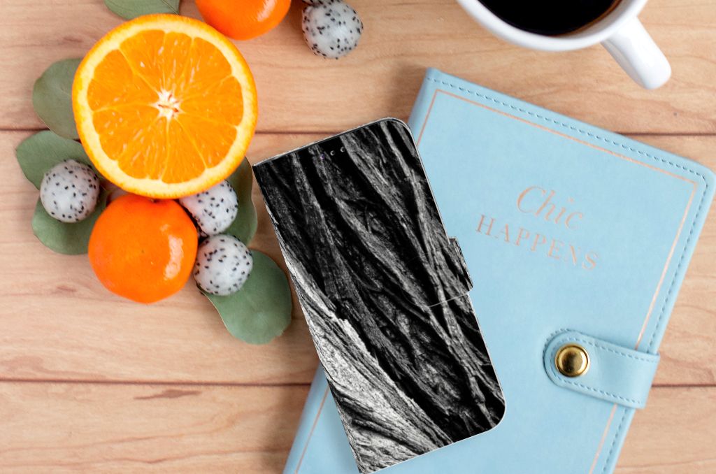 Book Style Case Samsung Galaxy A70 Boomschors Grijs