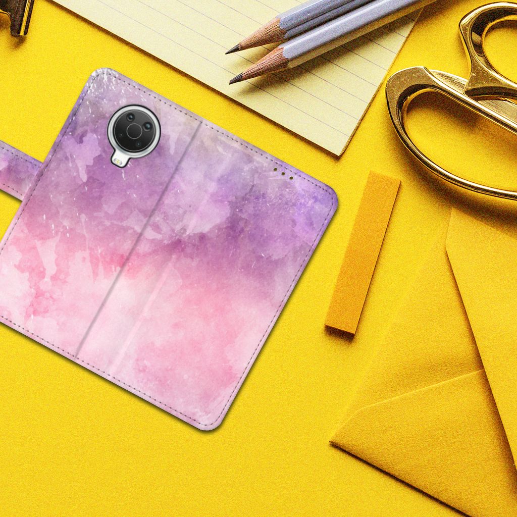 Hoesje Nokia G10 | G20 Pink Purple Paint