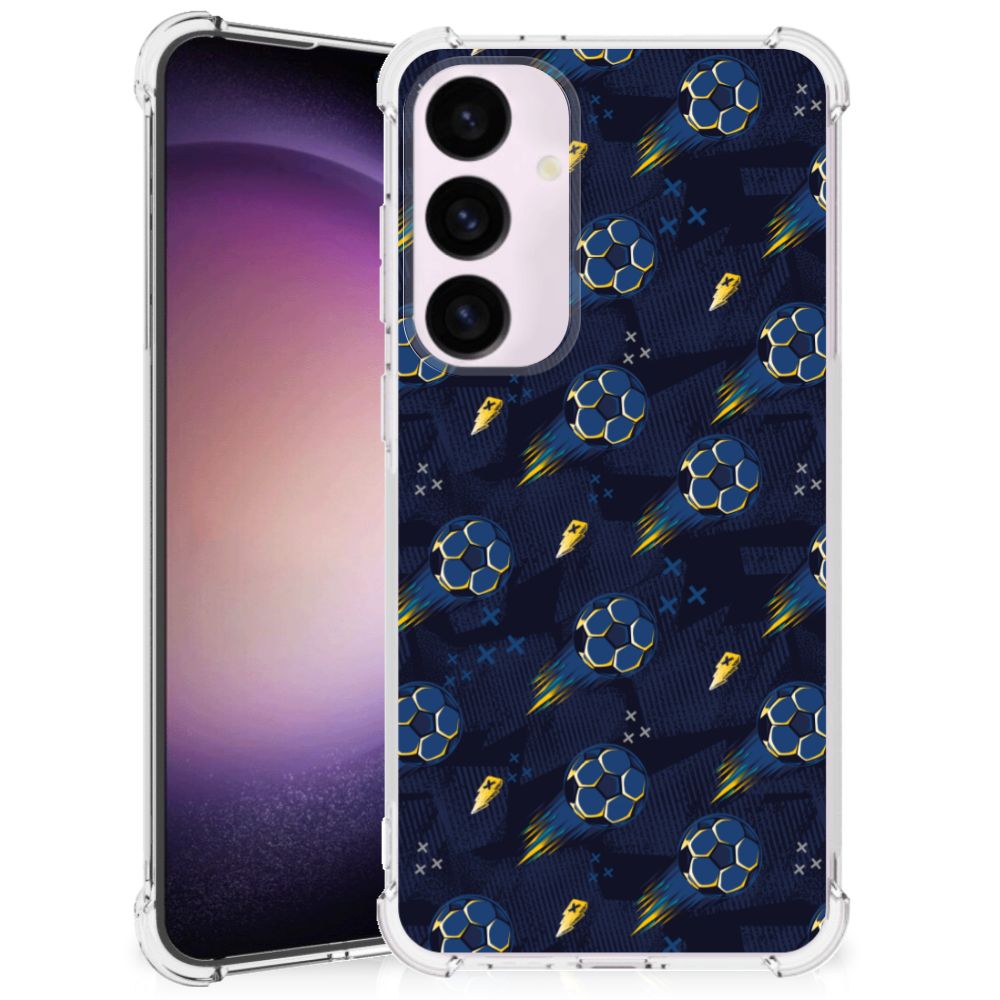Doorzichtige Silicone Hoesje voor Samsung Galaxy S24 Plus Voetbal B2C Telecom