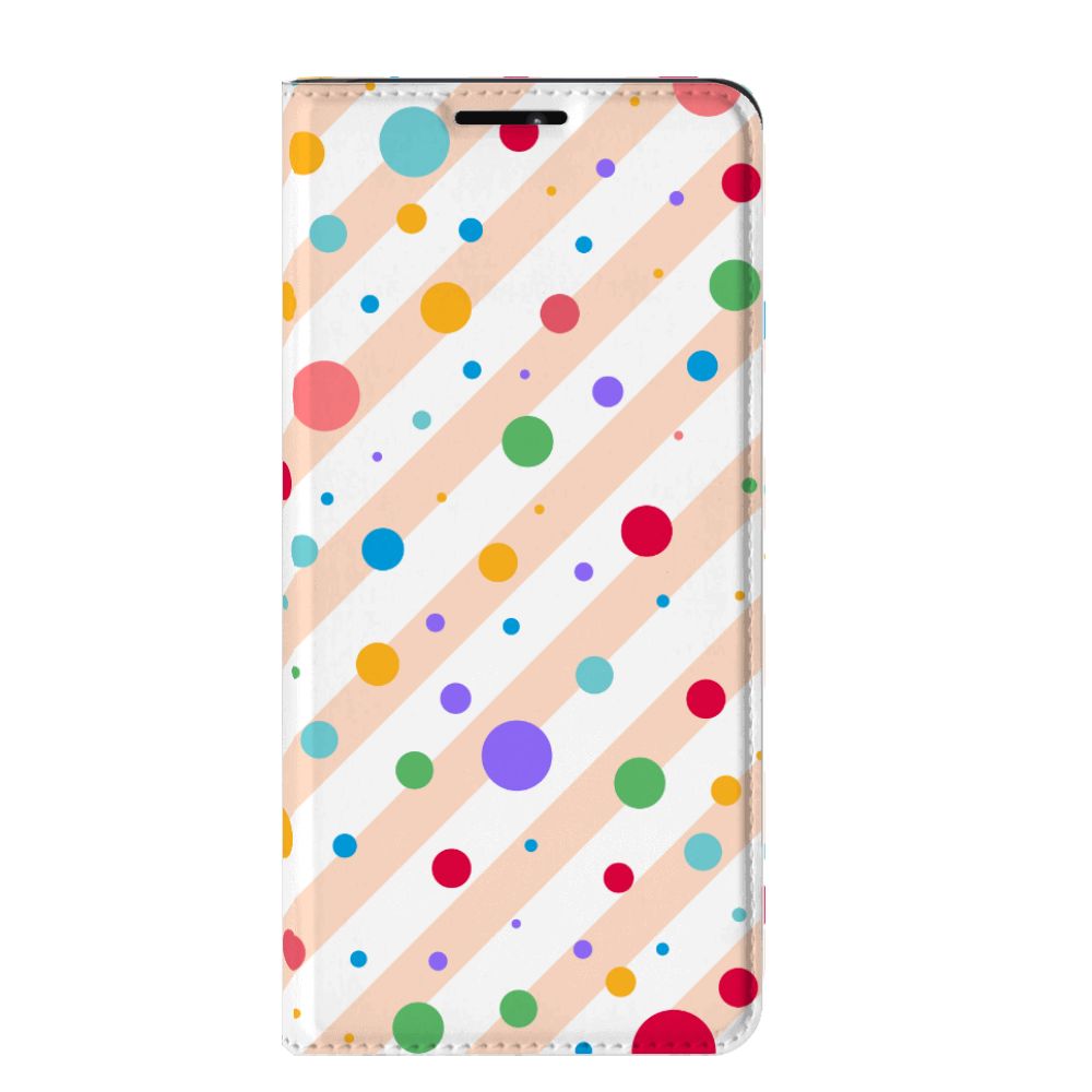 Motorola Edge 20 Pro Hoesje met Magneet Dots - B2C Telecom