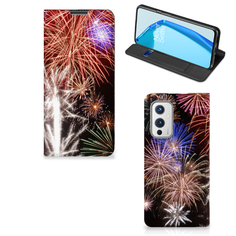 OnePlus 9 Hippe Standcase Vuurwerk