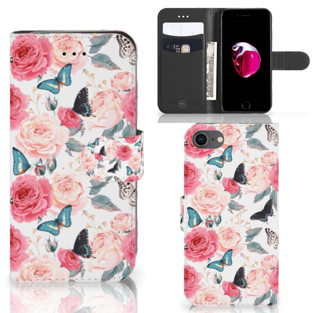 iPhone 7 | 8 | SE (2020) | SE (2022) Hoesje Butterfly Roses