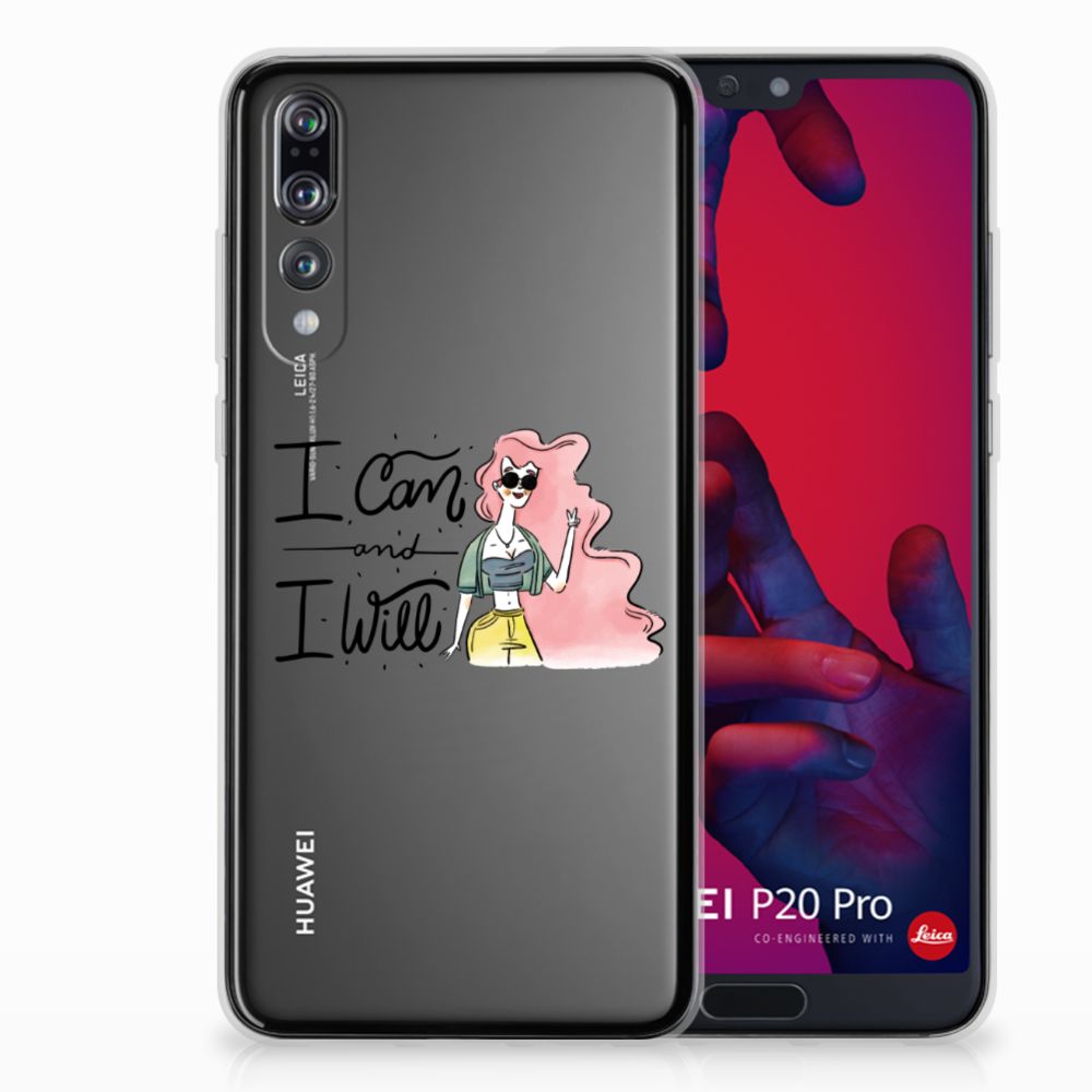 Huawei P20 Pro Telefoonhoesje met Naam i Can