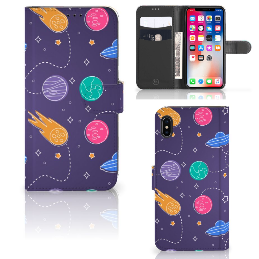 Apple iPhone Xs Max Wallet Case met Pasjes Space